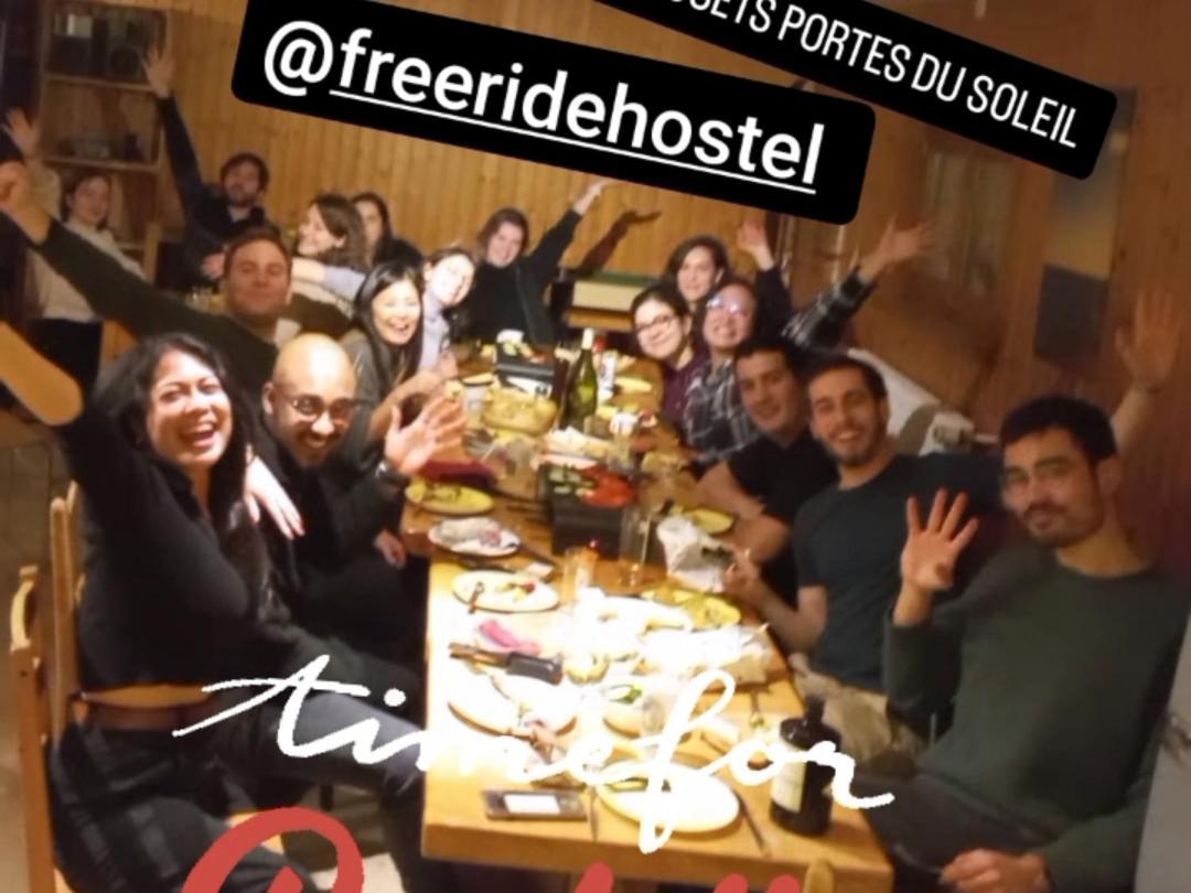 Freeride Hostel&Bar lounge Les Crosets Exterior foto