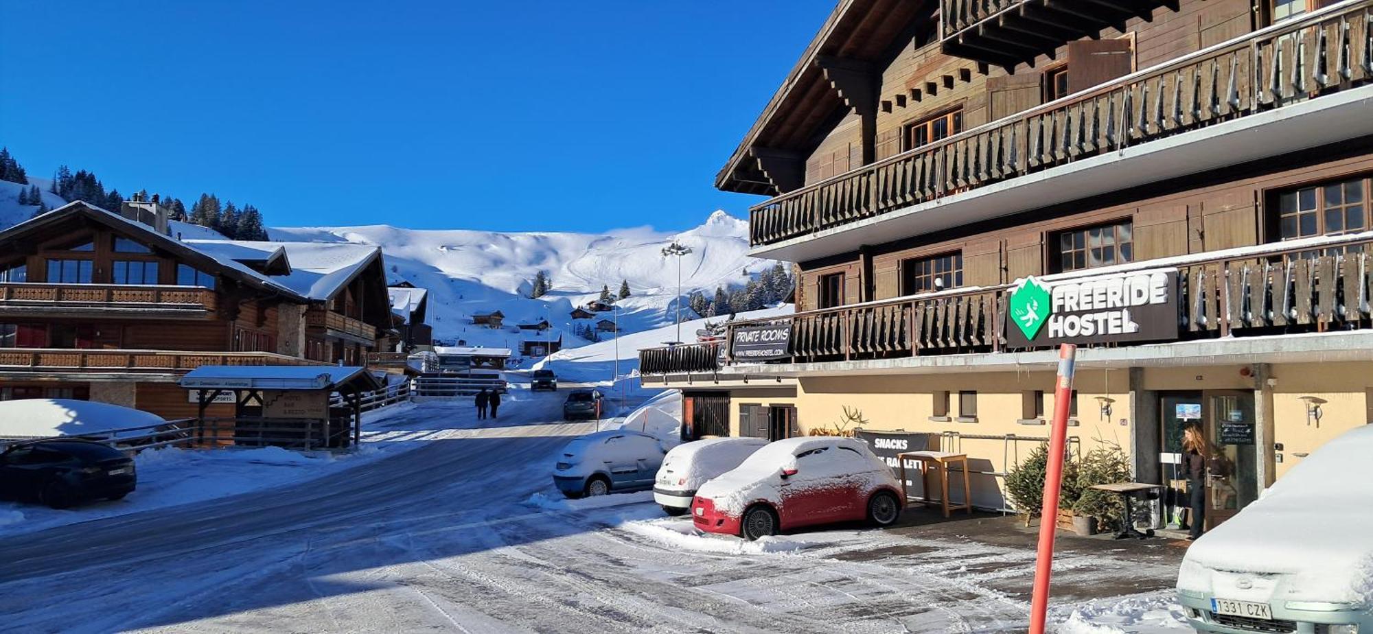 Freeride Hostel&Bar lounge Les Crosets Exterior foto